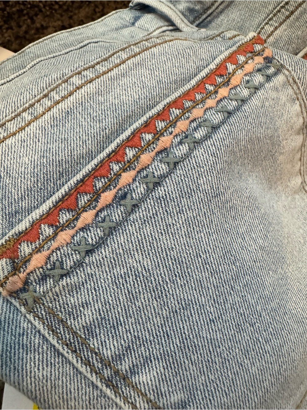 DRIFTWOOD Collette DESERT SOUL Western Embroidered Womens Jeans  Light Wash $148 - Picture 13 of 13